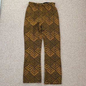 Free people groovy gold knit pants